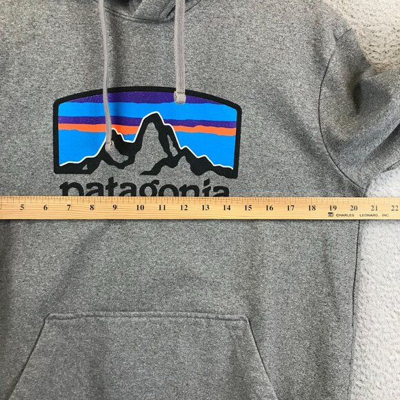 Patagonia Hoodie Mens M‎ Gray Logo Uprisal Hoody Sweatshirt - Picture 7 of 10